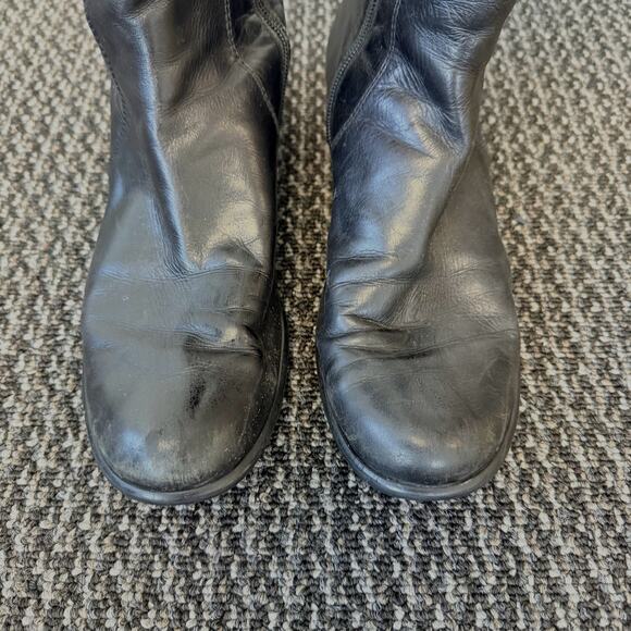 Stuart Weitzman Womens Black Leather Riding Knee High Boots Size 10.5 - Picture 6 of 9